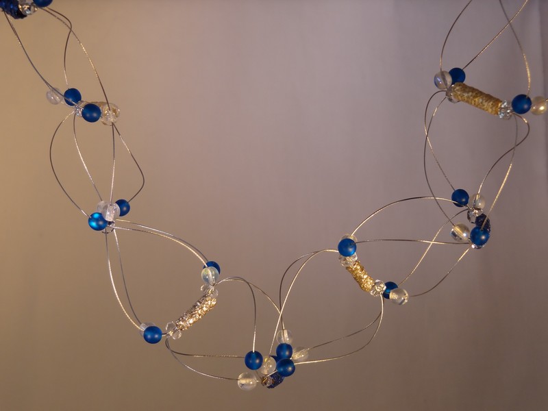 4-draads blauw zilver