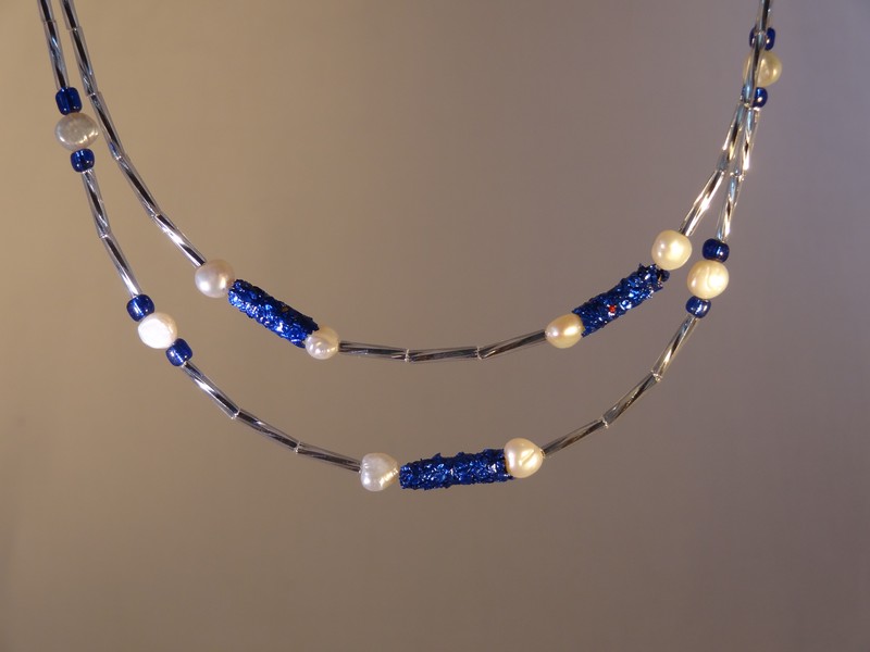 klassiek - blauw glas